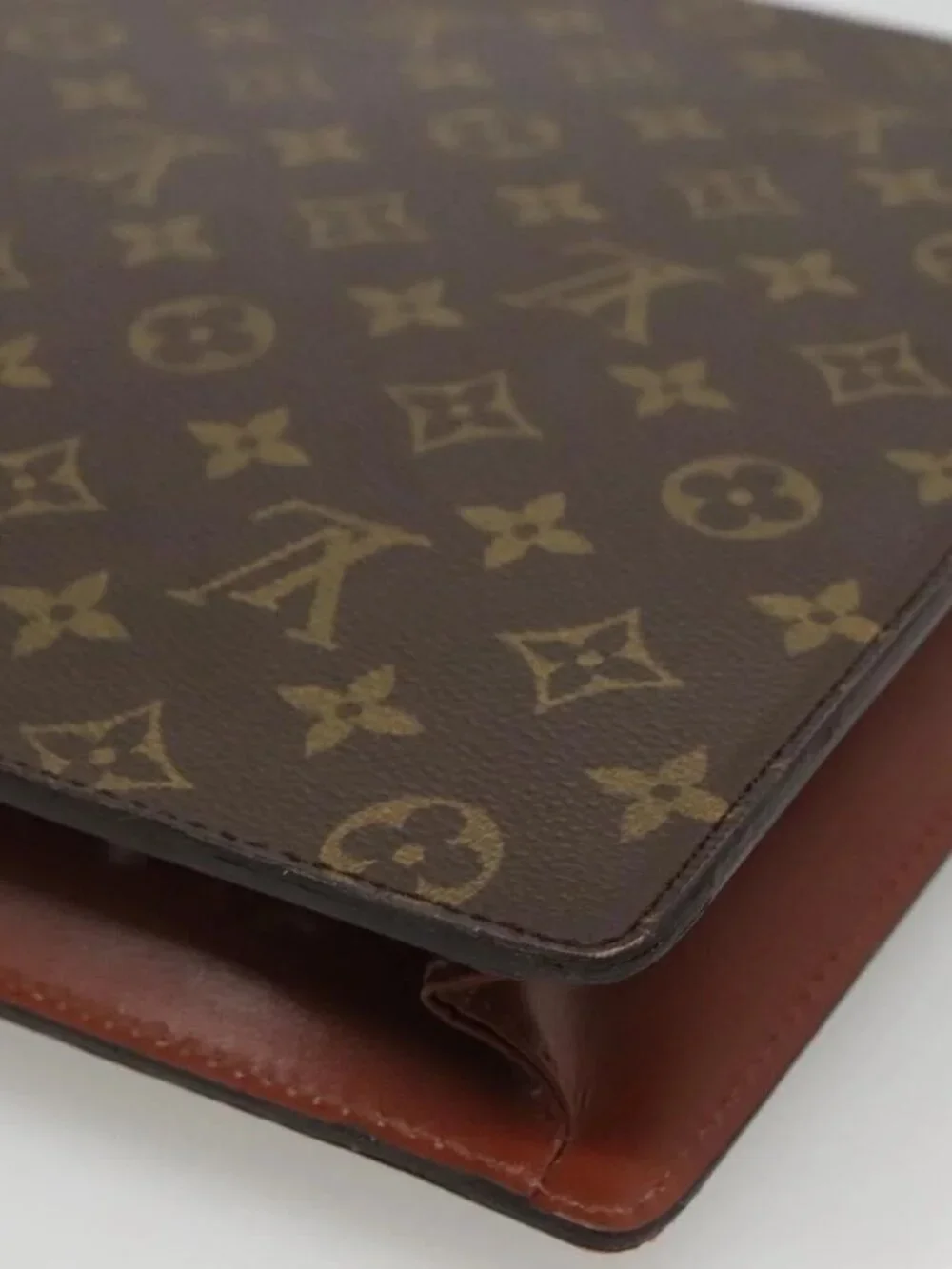 LOUIS VUITTON Monogram Porte Documents Bandouliere Bag M53338 Auth 121485